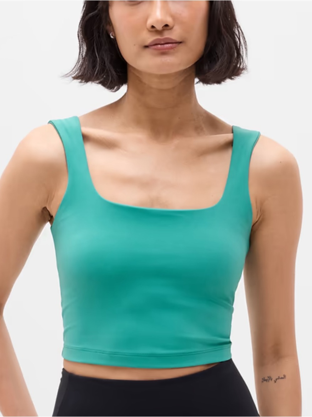 NWT Athleta Transcend Square Neck Crop
Sports Bra Top